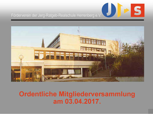 Mitgliederversammlung 2017 Agenda